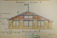 Bauzeichnung 1912 Nordgiebel b