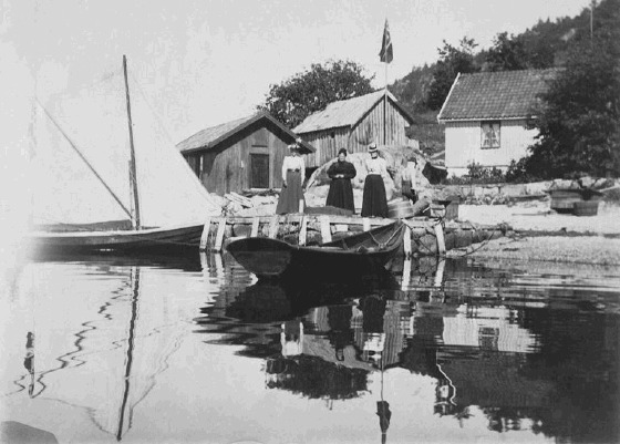 Hafenidyll in Norwegen