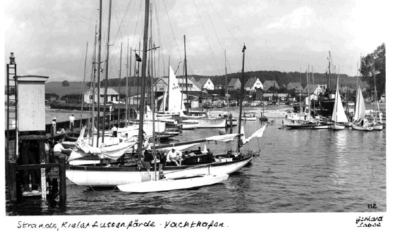 Strande-Yachthafen1953