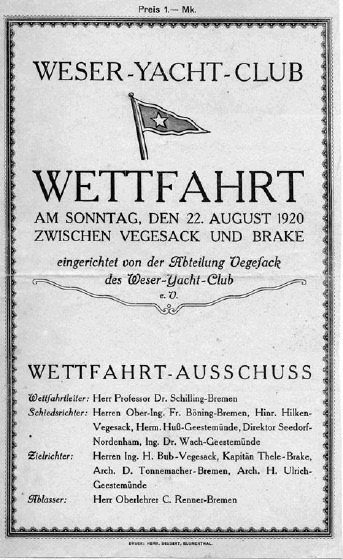 Wettfahrt 1920