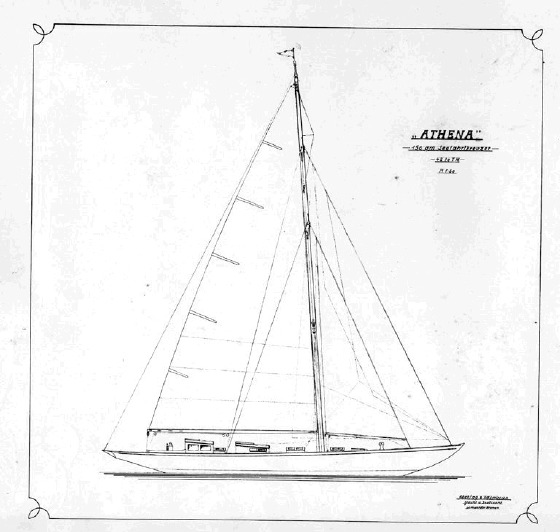 Athena-Segelriß