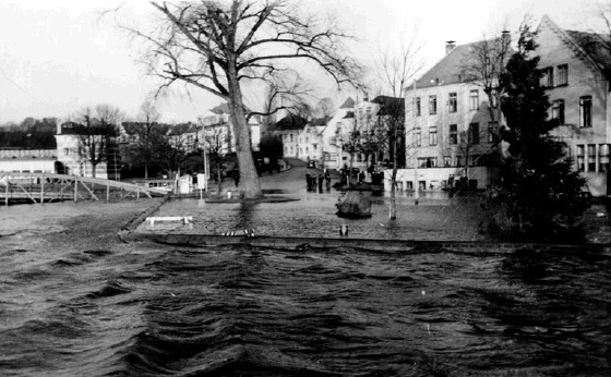 Hochwasser Vegesack 22.12.1954