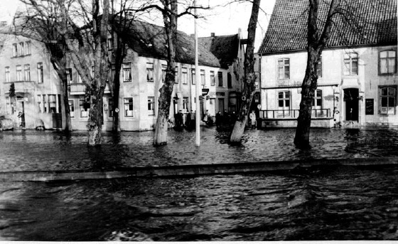 Hochwasser Vegesack 22.12.1954