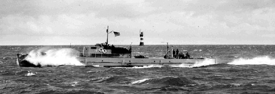 Amerikanisches Kriegsschiff 1954