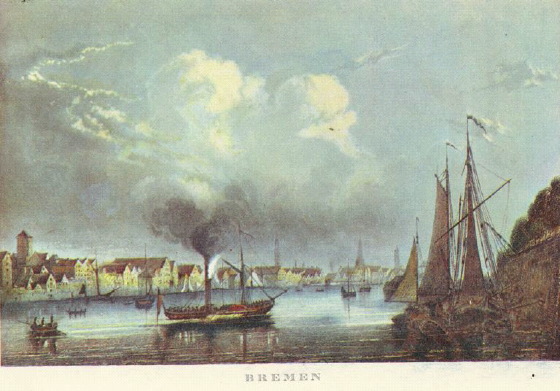 Bremen um 1850