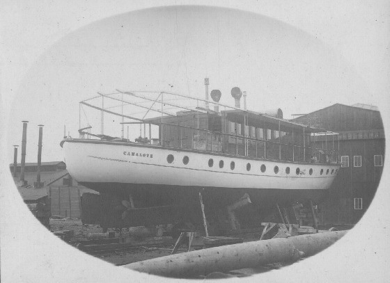 Stapellauf der Motoryacht Camalote IV