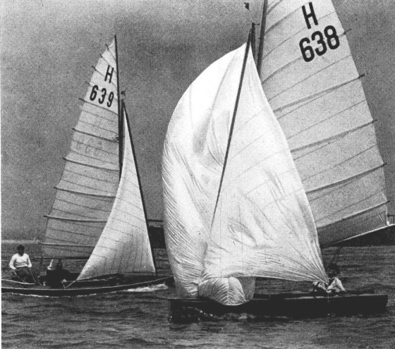 Wanderjollen auf der Kieler Binnenförde