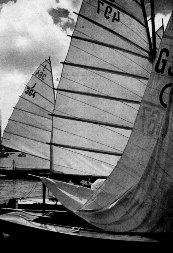 Segeltrocknen am Ammersee