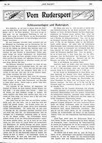 Schleusenanlagen und Rudersport