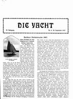Berliner Herbstwoche 1907, 31. August 1907 u.f.