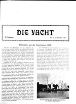 Rückblick auf die Segelsaison 1907