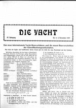 Das neue internationale Yachtmessverfahren und die neuen Bauvorschriften
