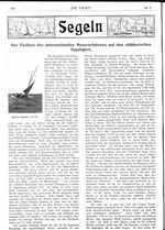 Der Einfluss des internationalen Messverfahrens auf den süddeutschen Segelsport