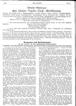 Ausschreibung für die Donauwettfahrt 1910