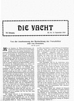 Von der Anerkennung der Beobachtung der Vorschriften und von Protesten