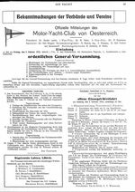 Motor-Yachtclub von Oesterreich