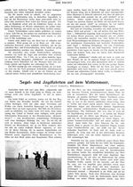 Segel- und Jagdfahrten auf dem Wattenmeere