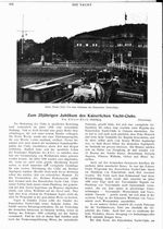 Zum 25 jährigen Jubiläum des Kais. Yacht-Clubs