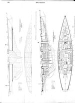 22,21 m-Kreuzeryacht mit Hilfsmotor, Sente Sr. H. des Herzogs Ernst II. von Sachsen-Anhalt (Max Oertz, Neuhof- Hamburg)