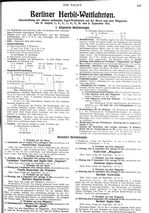 Ausschreibung zur Berliner Herbstwoche 1912