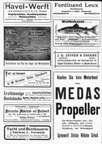Starnbergersee, 22. VII. 12, K. Bayr. Y.C. dto., 23. VII. 12, dto.
