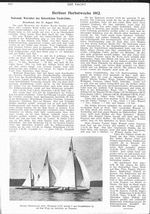 Berliner Herbstwoche 1912. Nat. Wetf., K.Y.C., 31.8., Havel, Nat. Wettf., P.Y.C. u. S.C.T., 1.9, Havel; Nat. Wettf., V.S. a. W., 2.9.,  Havel; Nat. Wettf. Berl. Reg.-V., 3.9., Havel