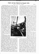 Fahrt auf der Astrid im August 1912