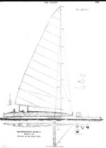 27 qm -Eisyacht BerolinaI (Kurt Jäckel, Berlin) Preisausschreiben