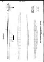 Entwurf einer Sonderklassenyacht. Schiffbau-Ingenieur H. Docter, Bremen
