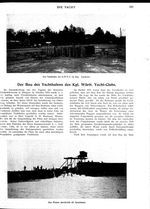 Der Bau des Yachthafens des Königl. Württ. Yacht-Clubs
