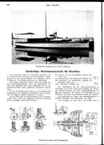 Seetüchtiger Motorkreuzer. - Yacht für Brasilien (16 m, Scharstein)
