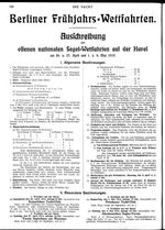 Ausschreibung Berl. Frühjahrswoche