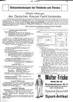 Ausschreibung Hamb. Yacht-Club, Nationale Regatta 27.4.
