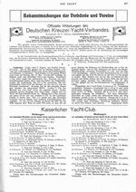 K.Y.C. Kiel. Meldungen zur nationalen Wettfahrt, 31.5. und 7.6.13