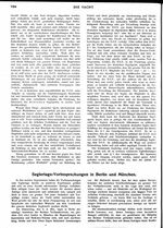 Seglertags-Vorbespr.in Berlin und München