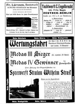 Rückblick auf die Segelsaison 1913