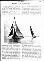 Rückblick auf die Segelsaison 1913