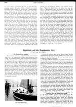 Rückblick auf die Segelsaison 1913