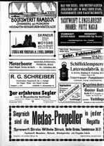 Ehrentafel der aus den Kreisen des deutschen Segel- und Motorbootsportes ins Feld gezogenen Mitglieder