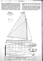 Dänische 10 qm-Küstenjolle mit Schwert (Preisler)