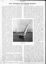 Eine Jollenfahrt auf Hollands Kanälen