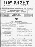 Die Bedeutung der Kleinsegelei im Kriege