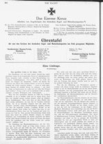 Das Eiserne Kreuz und Ehrentafel