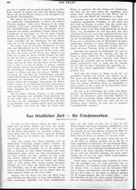Aus friedlicher Zeit - für Friedenszeiten