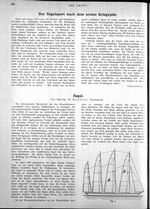 Der Segelsport nach dem ersten Kriegsjahre