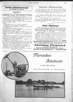 Verbandswettfahrt des V.S.a.W., S.V. Tegelsee und P.Y.C. am 5. und 12.9.1915