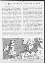Von Riga durch Schweden, um Dänemark und Wales
