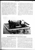 Motorpostboot mit Luftschraube