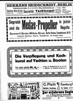Die Vorschläge des Ausschusses zum Seglertage