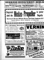 Ausserordentlicher Seglertag 1916